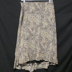 VERSAILLES NEW YORK | Paisley Skirt | Lined | Stretchy Waistband | Polyester